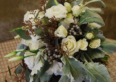 White and Ivory Wedding Bouquets 23