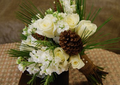 White and Ivory Wedding Bouquets 22