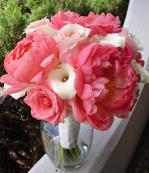 Peach Wedding Bouquet 17