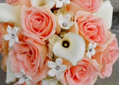 Peach Wedding Bouquet 13