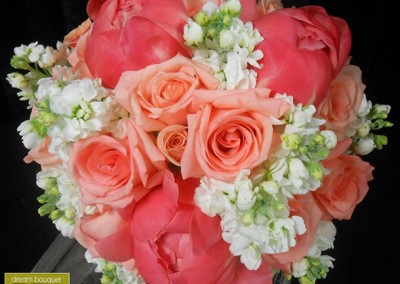 Peach Wedding Bouquet 10