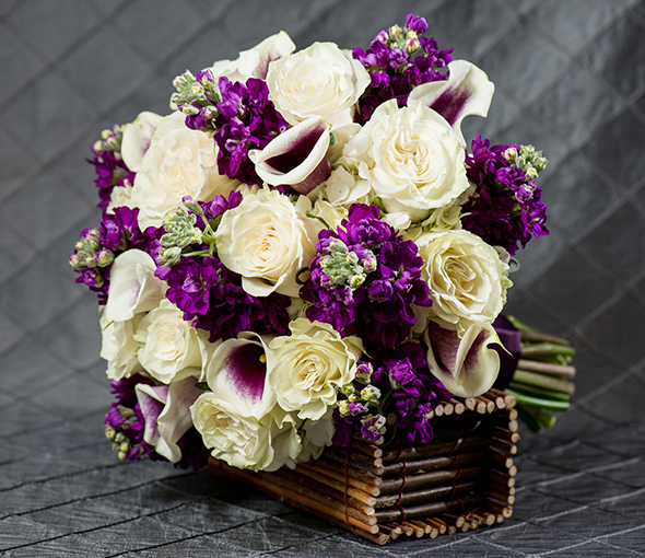 Purple Wedding Bouquets 3