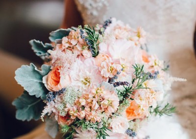 Peach Wedding Bouquet 21