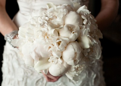 White and Ivory Wedding Bouquets