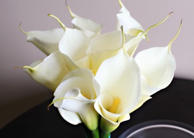 White Calla Lilly Bouquet – Hand-tied