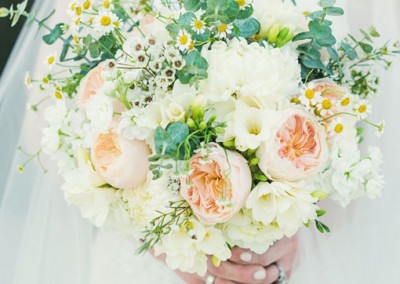 Peach Wedding Bouquet 2